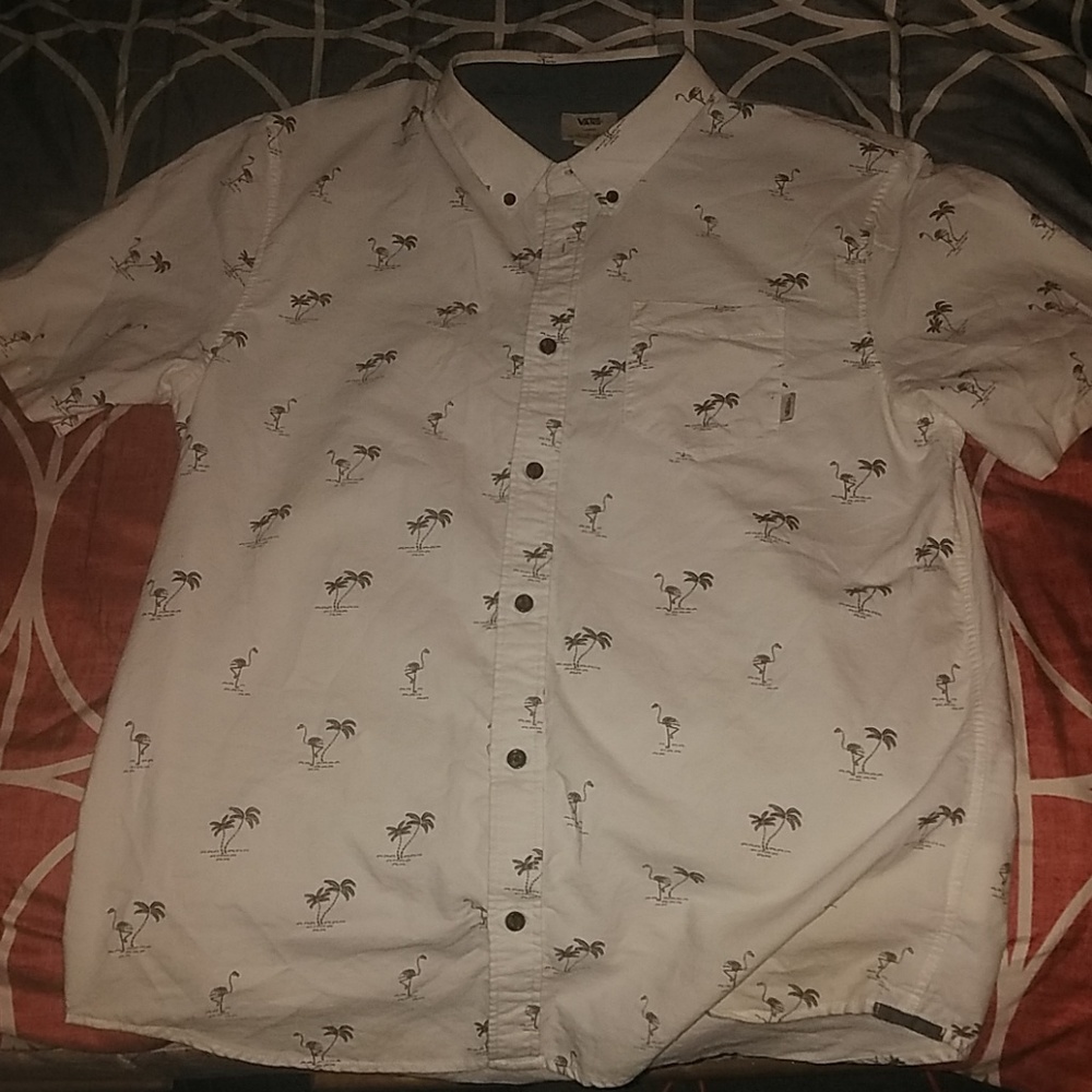 Vans short-sleeve button-up shirt